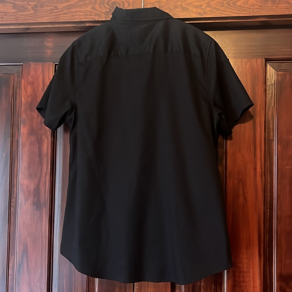 Port Authority Black Casual Button Down Shirt. Women’s Medium. - Picture 5 of 5